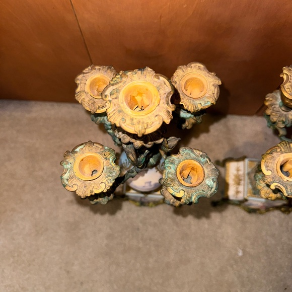 Rare vintage victorian candle stick holders - Picture 11 of 16